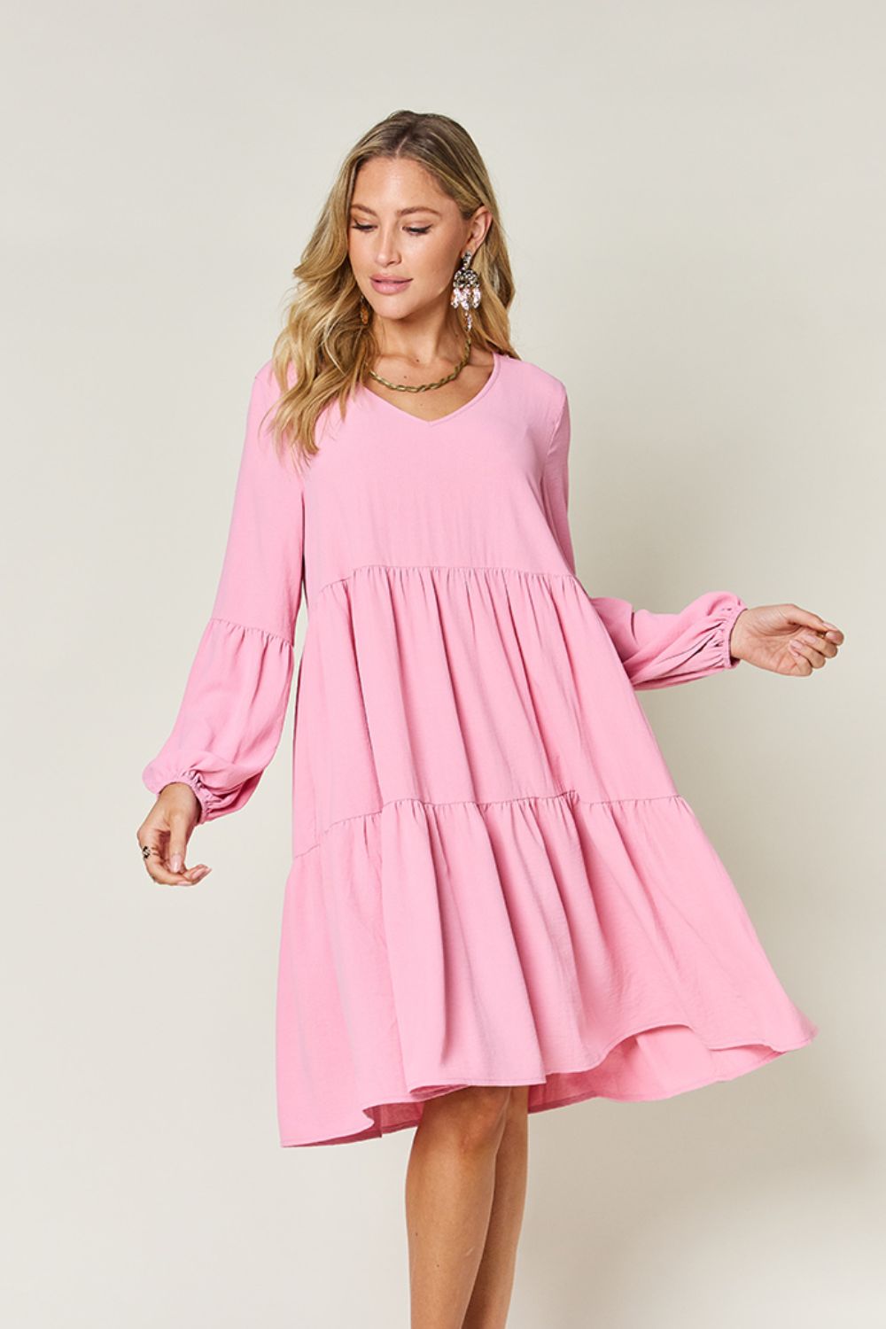 Double Take Tiered Dress