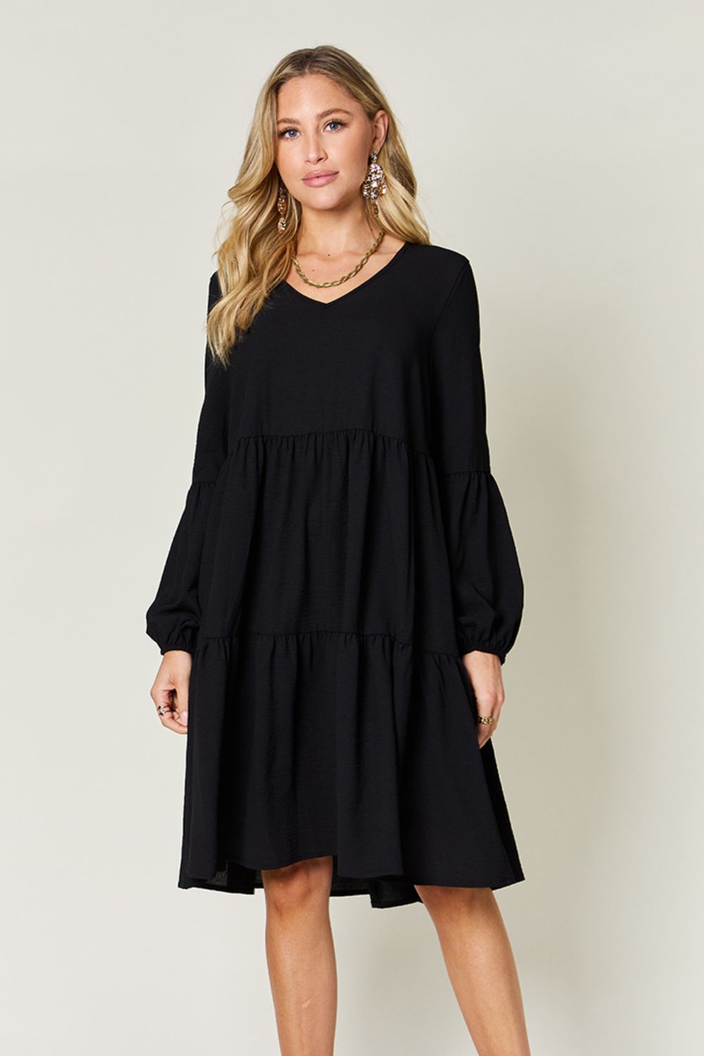 Double Take Tiered Dress